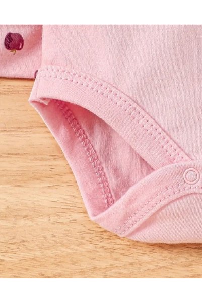 naynes Baby Bodysuit Bodysuit of 4 with Short Sleeves for Girls and Boys (Pink Girl) 3 Months