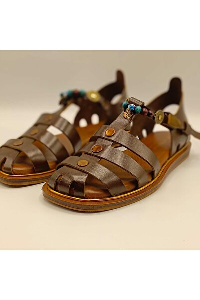 Ametist صندل كالي من الجلد البني