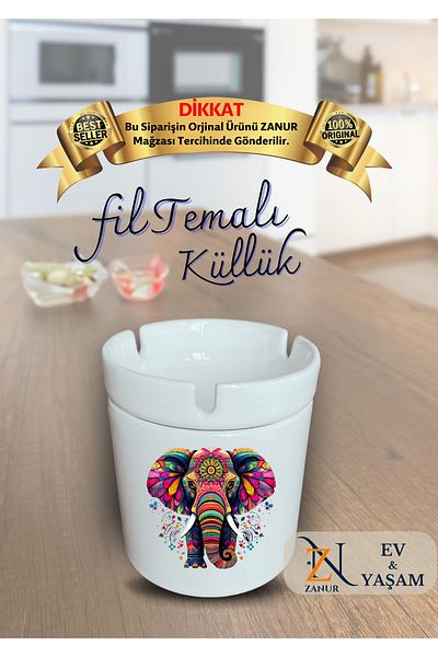 zanur Scrumieră din ceramică cu tematică elefant Scrumiere cu diferite tematici elefanți și alte opțiuni disponibile pe pagina noastră ZANUR.