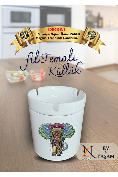 zanur Scrumieră din ceramică cu tematică elefant Scrumiere cu diferite tematici elefanți și alte opțiuni disponibile pe pagina noastră ZANUR.