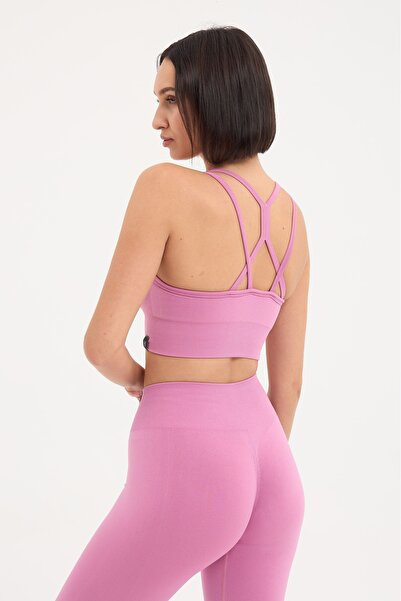 cervus Sutien sport Sally cu bretele și detaliu în spate