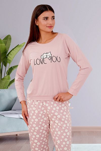 Bella Linda Cotton Long Sleeve Women's Pajama Set