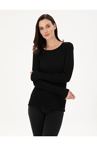 Pierre Cardin Black Slim Fit Sweater 50290558 -Vr046