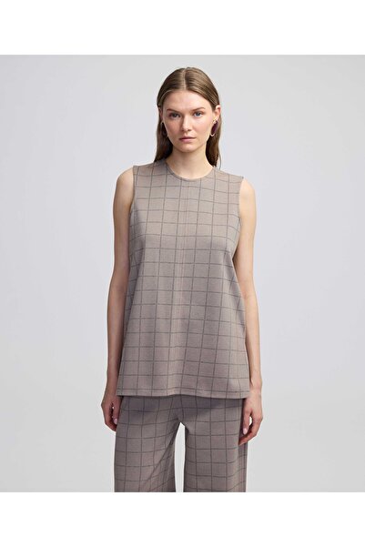 İpekyol Kare desen bluz