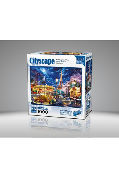 Ks Games Night Lights of Paris 1000 Piece Puzzle