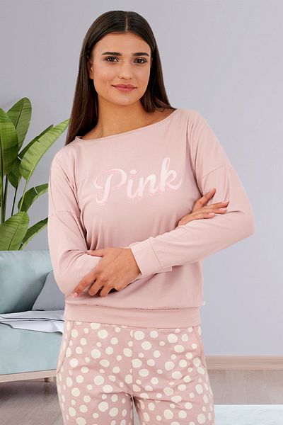 Bella Linda Cotton Long Sleeve Women's Pajama Set