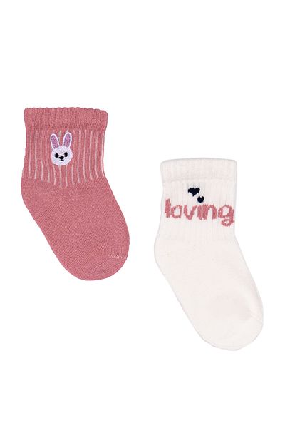 Miny Center Baby Girl 2-Piece Socks