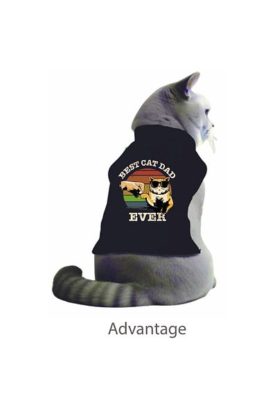 Advantage Cat Printed Cat Sweatshirt
