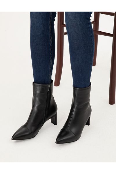 Pierre Cardin Black Heeled Boots 50295592 -Vr046