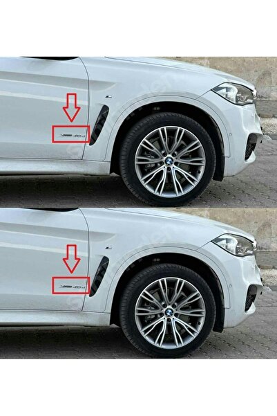 EDEXPORT X6 40d xDrive M Sport  xDrive 40d Krom Sol-Sağ Kapı Yazısı 2 Adet
