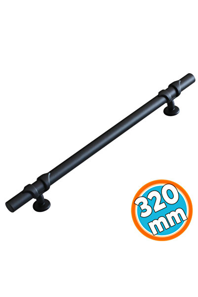 NZB Siyah Metal Mobilya Kulp 320 mm - 32 cm Mutfak Çekmece Dolabı Dolap Kulpları Kulbu Kulpu Siyah