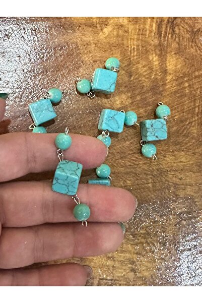 Gönülden Tasarım Чанта за дрехи Firuze от естествен камък с кука, 3 части - а...