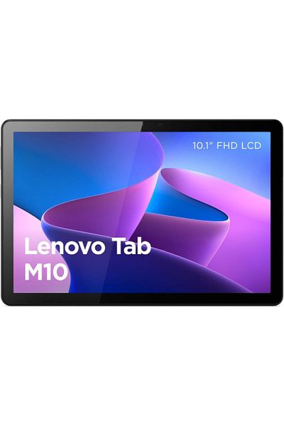 LENOVO تابلت Tab M10 من الجيل الثالث – واي فاي 64 جيجا بايت 4 جيجا بايت 10.1 بوصة رمادي مع غطاء واقٍ (ZAAE0125AE)