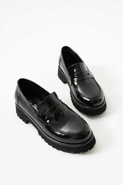 Lion shoes Genuine Leather Flat Striped Women's Shoes
