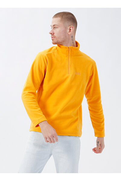 Helly Hansen Düz Sarı Erkek Polar Sweatshırt HH..12001_HH MOUNT POLAR FLEECE