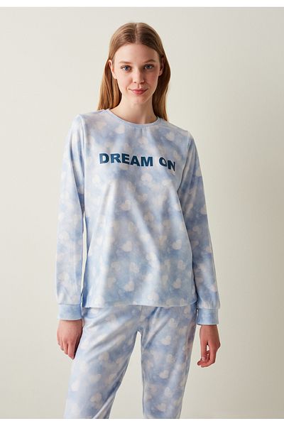 Penti A.blue Dream On Polar Thermal Pants Pajama Set