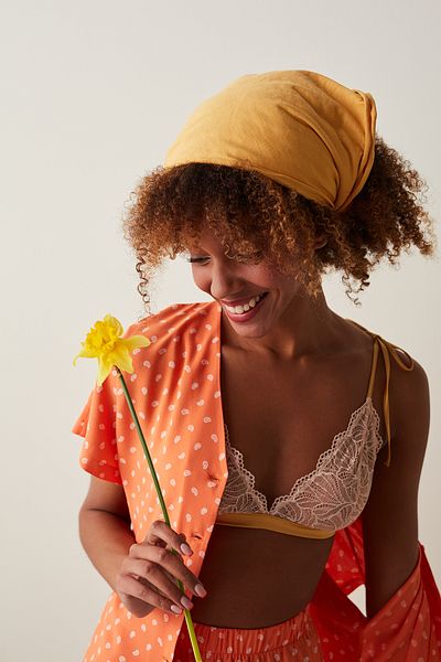 Penti Peach Paisley Pajama Set