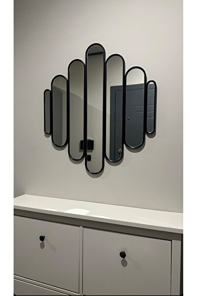 MKS Design 73x80 Konsol Aynası / Lüks Ayna / Dekor Aynası / Salon Aynası / Çerçeveli Duvar Aynası