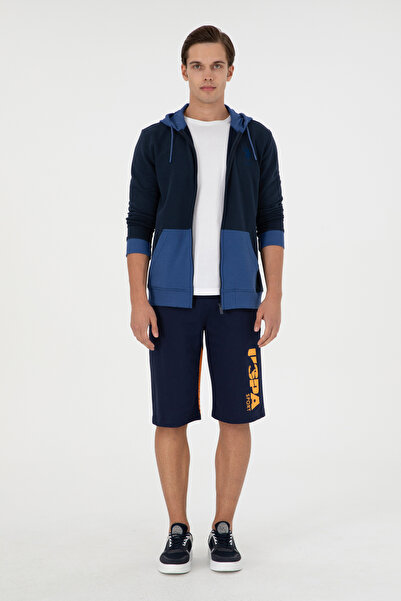 U.S. Polo Assn. Erkek Lacivert Örme Şort 50282013-VR033