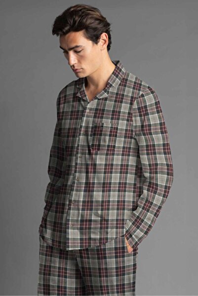 AYYILDIZ 62190 Erkek Kahve Pijama Takımı