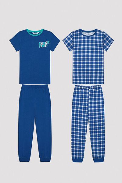Penti Boy's Snack Time Multicolored 2-Piece Pajama Set