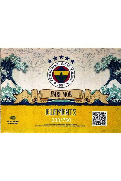 Mythos Cards EMRE MOR ELEMENTS 233/750 NOLU CARD