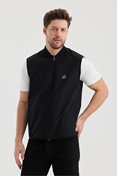 ALEXANDERGARDI Narrow Cut Polar Waterproof Softshell Fabric Vest (Uni-Ylk03)