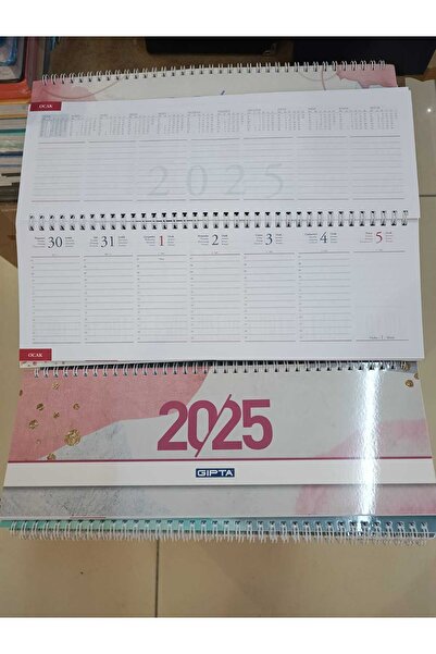 Gıpta masa üstü takvim 2026 haftalık 12*33cm ebatında(2026 YENİ)