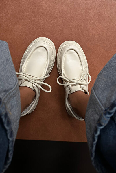 Mupa Shoes Beige Women's Loafers