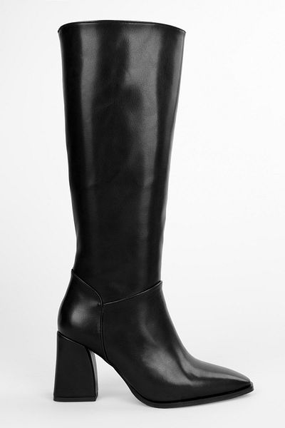 Shoeberry Γυναικείες μπότες Tiago Black Skin
