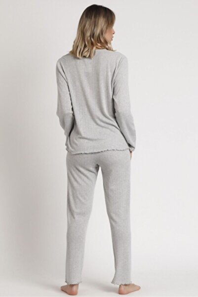 AYYILDIZ 62624 Gri Pjama Takımı
