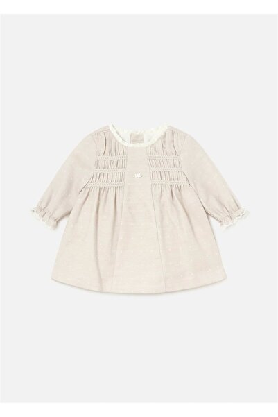 MAYORAL Beige Baby Girl Dress - Model 2882