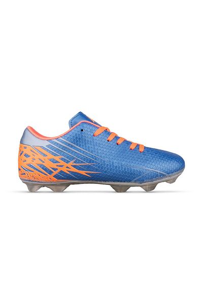 MP ONE Pantofi de fotbal pentru copii mari, cu șireturi, Sax Crampon