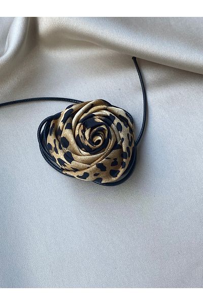 TwinsSis Store Luxury Leopard Patterned Lace up Trend Choker