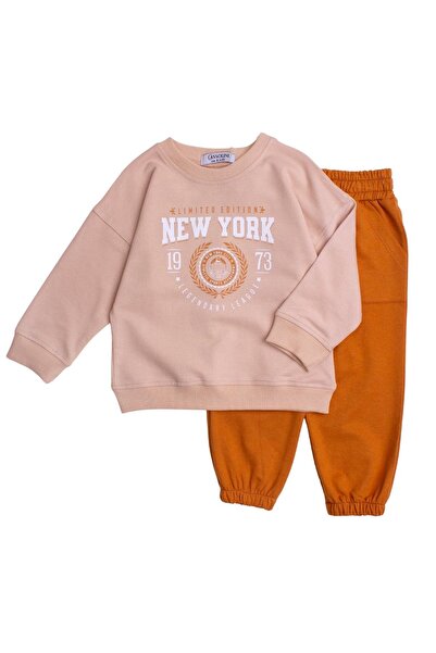 Chicsy Baby Бебешки детски анцуг с надпис New York