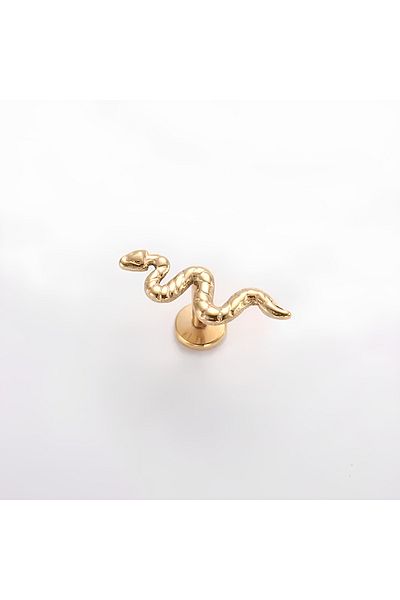 Janset F136 Titanium Snake Model Piercing - Helix Snake Piercing