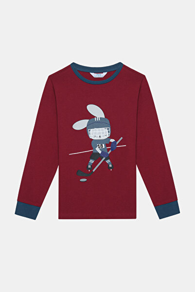 Penti Pamuklu Erkek Çocuk Curling Bunny 2li Çok Renkli Pijama Takımı