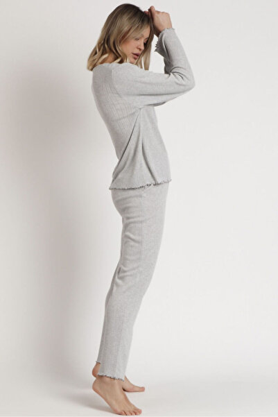 AYYILDIZ 62624 Gri Pjama Takımı