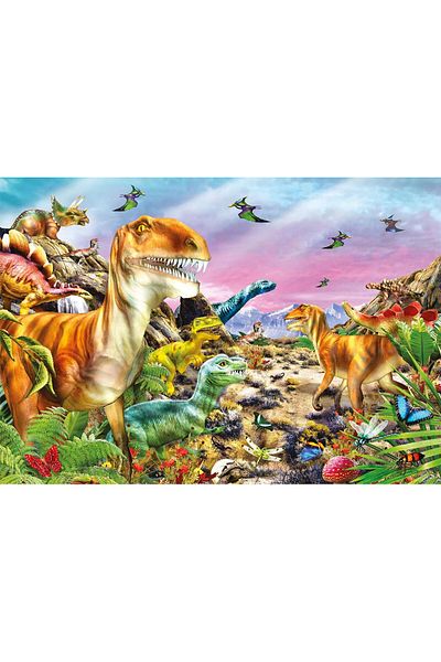 CLEMENTONI Land of Dinosaurs Puzzle 104 Pieces 25779