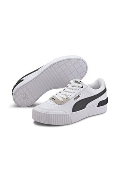 Ayakkabı 37303116 Carina Lift White-Puma Black-Puma B
