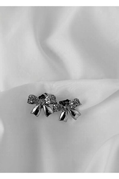 Marlenka Minimal Çelik Fiyonk Küpe