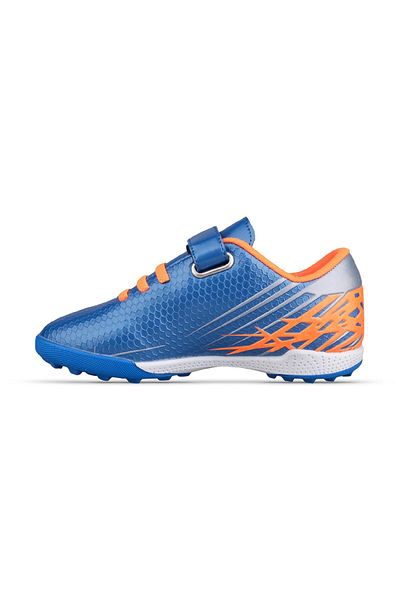 MP ONE Pantofi de fotbal pentru copii mari cu șireturi/Velcro Sax Astroturf