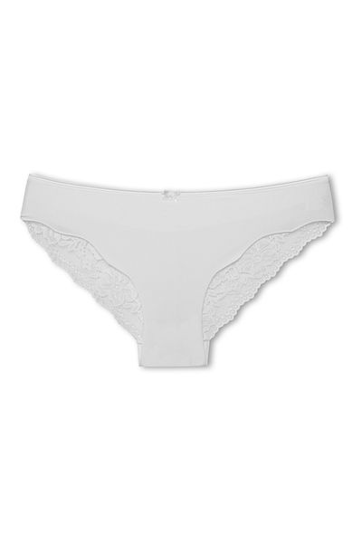 HNX Γυναικεία εσώρουχα Interlock Laser Cut Lace Slip πίσω