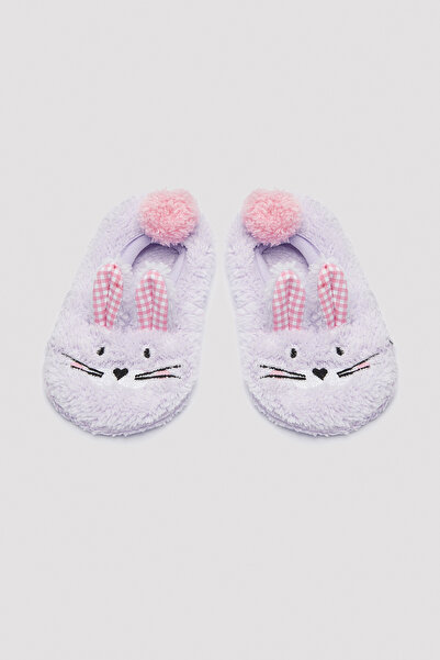 Penti Kız Çocuk Lila Rabbit Patik