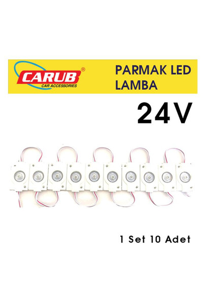 Carub Br0409949 - Set de 10 bucăți de lămpi cu lentile 24v