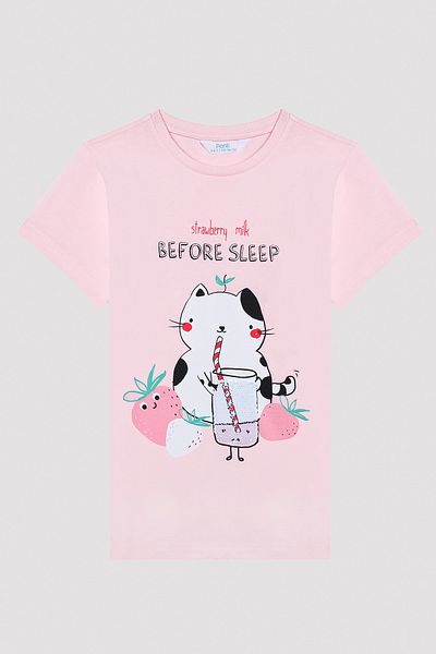 Penti Girl's Before Sleep Multicolored Pajama Set