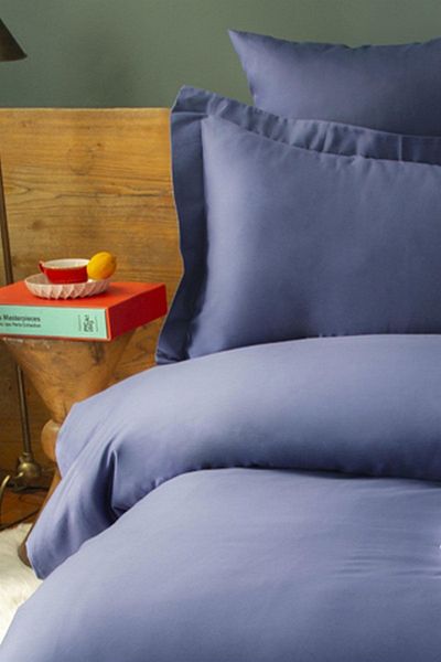 İssimo Home Simply Navy Satin Duvet Cover Set Family Set