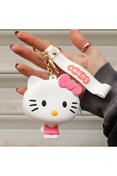 Piraye Gift Hello Kitty Bozuk Para Cüzdanı Anahtarlık Silikon