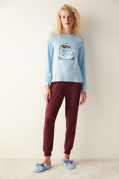 Penti Hug Friend Thermal Pajama Set