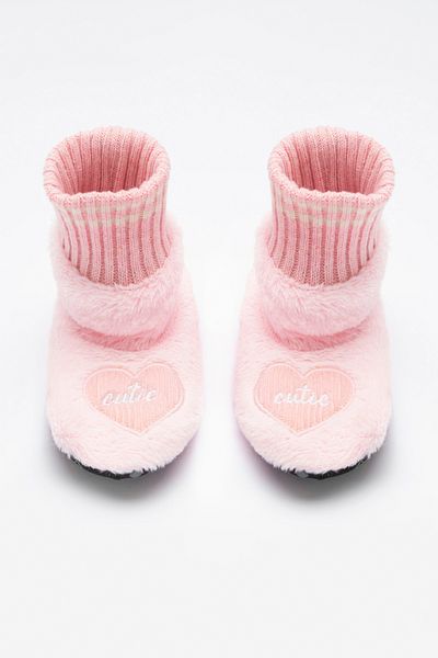 Penti Light Pink Girl's Cuite Booties Socks